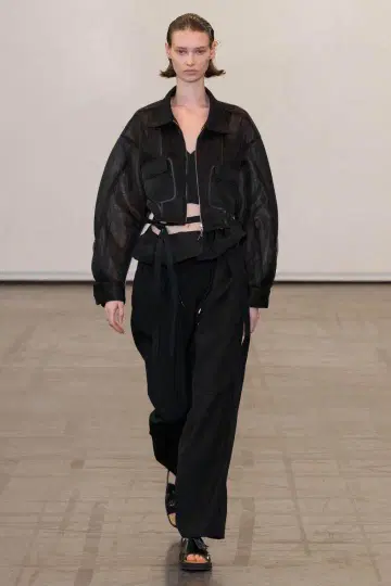 UJOH 코드 & 벨트 팬츠