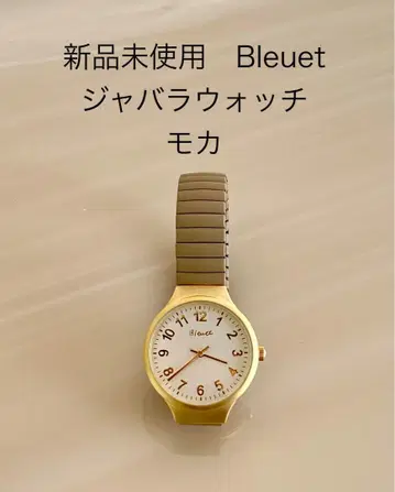 Bleuet 아코디언 주름 워치 골드/모카