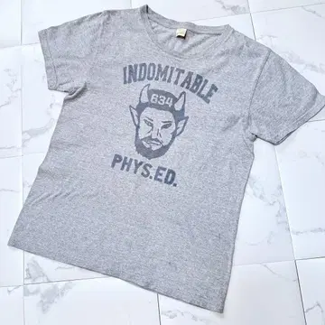 90s 스크린 스타즈 스미키 프린트 INDOMITABLE 티셔츠