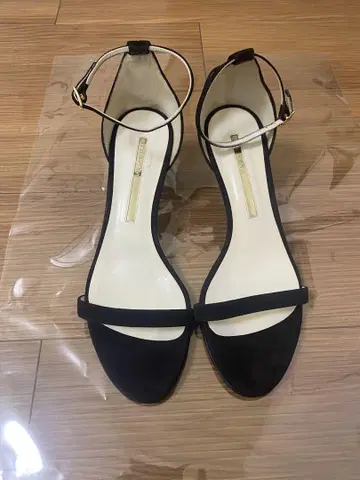 BALDAN 발단 스트랩 샌들 검정 블랙 38 24cm