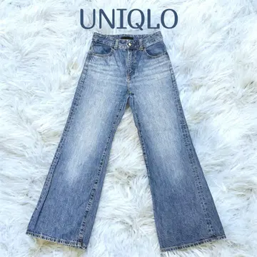 유니클로 플레어 데님 25