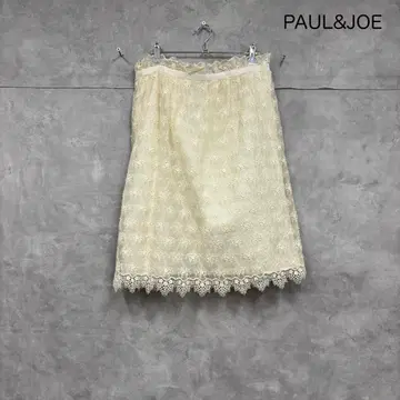 PAUL&JOE 폴앤조 레이스 스커트 프랑스제 N1097