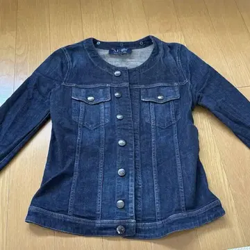 새상품급 다크 네이비 Armani Jeans 데님 자켓 38