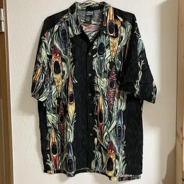 구제 의류 90s 빈티지 TEVA 알로하 M 카누 리버 하와이안