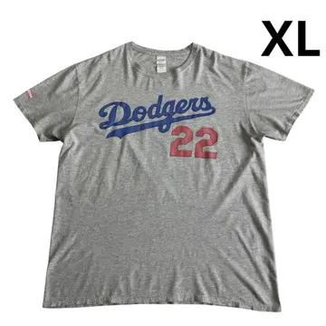 Dodgers KERSHAW 티셔츠 XL 그레이 마블링 GILDAN