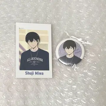 월드 트리거 삼륜 히데지 캔뱃지 하이카루 폴라로이드 카드 HICUL