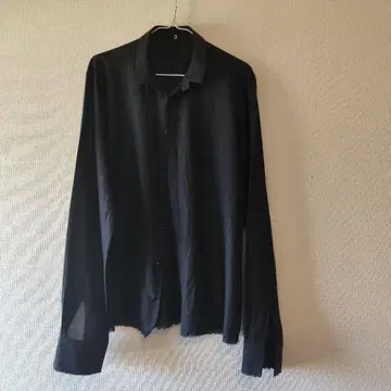 블랙 버튼 업 셔츠