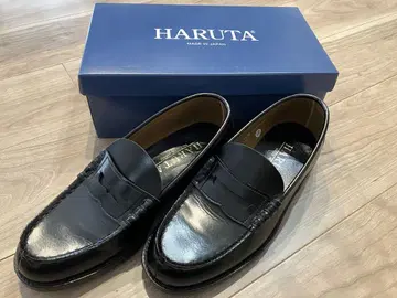 HARUTA 로퍼 25.5 EEE 블랙
