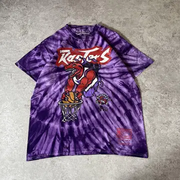Mitchell & Ness NBA 랩터스 타이다이 티셔츠 L 사이즈