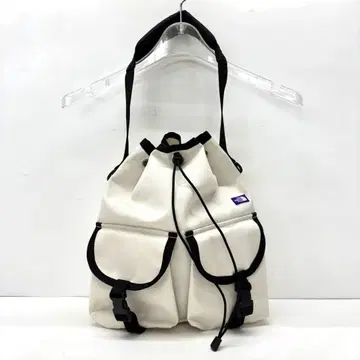 THE NORTH FACE 스트롤 토트백 화이트 계열 퍼플 라벨