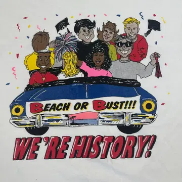 90s USA제 ONEITA 빈티지 티셔츠 XL 아트 디자인