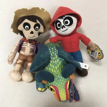 리멤버 미 봉제 인형 3개 세트 미구엘, 헥터, 페피타 마텔 사