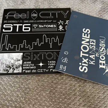 SixTONES 팜플렛 Feel da CITY/가습의 법칙