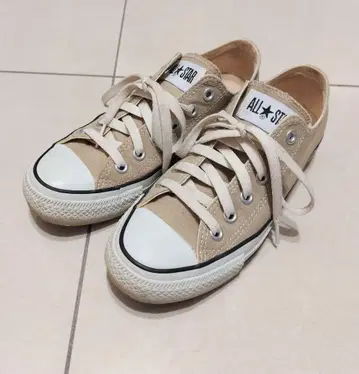 CONVERSE CANVAS ALL STAR COLORS OX 베이지