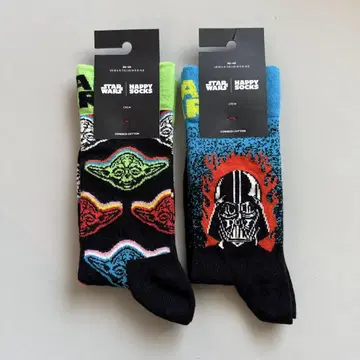 STAR WARS Happy Socks 크루 삭스 2켤레 세트
