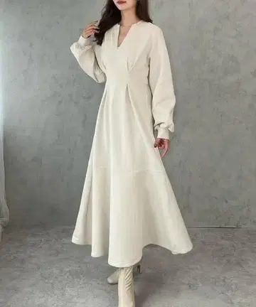 JUNOAH 키넥 머메이드 롱 원피스 맨투맨 긴팔