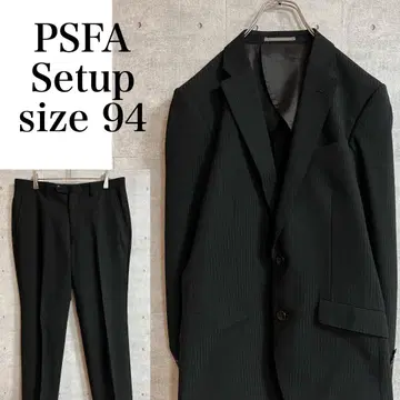 PSFA 수트 셋업 블랙 사이즈 94 M 남성용 포멀