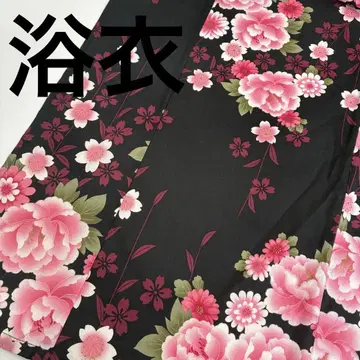 유카타 여름 기모노 꽃무늬 귀여운 디자인 기모노 목화 U-7413