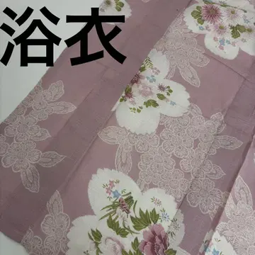 유카타 여름 기모노 유메 공방 꽃무늬 귀여운 디자인 목화 U-7425