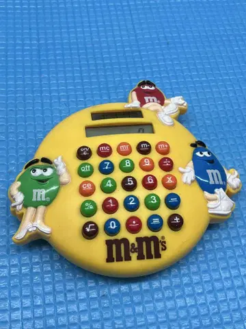 A14) 레어 상품 m&m's 엠앤엠즈 솔라 계산기