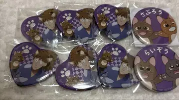 닌자 타마 란타로 후와 레이조 하치야 사부로 난자 타운 하트 캔뱃지