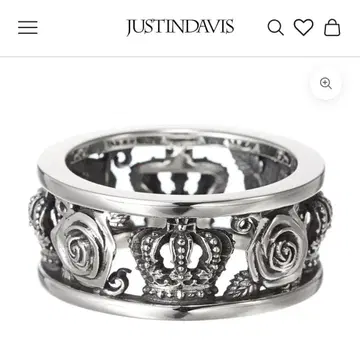 Justin Davis MY LOVE 반지 크라운 로즈