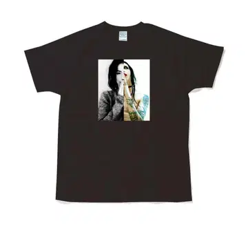 마릴린 맨슨 비요크 Bjork 합장 콜라주 티셔츠 새상품 블랙
