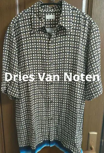 Dries Van Noten 레이온 올 패턴 셔츠 size 48 정품