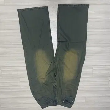 배기 데님, 와이드 데님, 와이드, 워시 가공, 구제 의류
