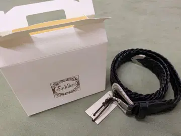 Saddler's 가죽 웨빙 벨트 별주 메쉬 웨스턴 벨트 소가죽