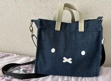 미피 숄더백 데님 원단 네이비 컬러
