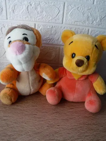 TDR 곰돌이 푸 봉제 인형 & 티거 세트