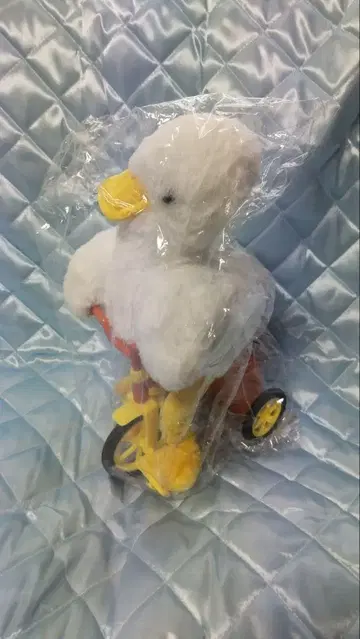 오리 삼륜차 기믹 봉제 인형