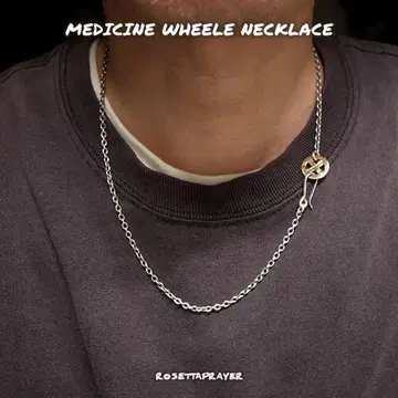 메디슨 휠 목걸이 - 브라스 휠