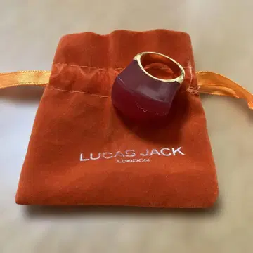 LUCAS JACK 루카스 잭 반지 빨간색