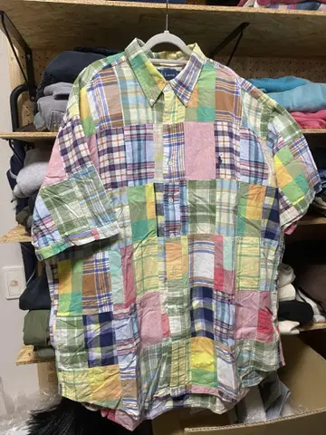 Ralph Lauren 반팔 셔츠 XL 멀티 컬러 체크