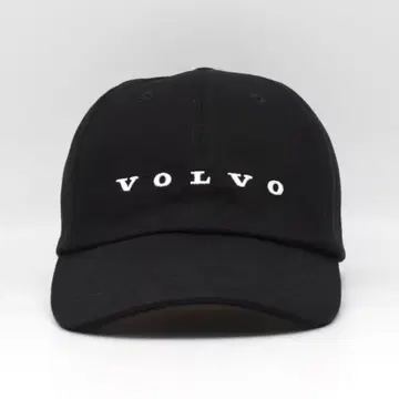 VOLVO 볼보 기업 로고 자수 캡 구제 의류 블랙 심플