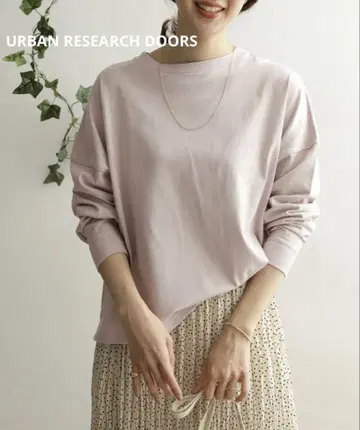 어반 리서치 도어스 코튼 와이드 긴팔 티셔츠