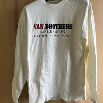 VAN BROTHERS 긴팔 셔츠 L 사이즈 아이보리