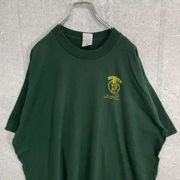 프룻 오브 더 룸 USA제 90년대 싱글 스티치 프린트 티셔츠 2XL