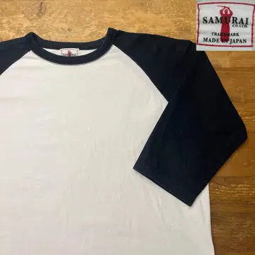 SAMURAI JEANS 사무라이 진 래글런 티셔츠 반소매 일본제