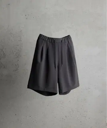 윔 어태치먼트 EASY WIDE TUCK SHORT (그레이/M)