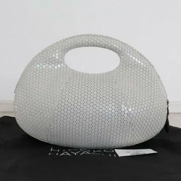 히로코 하야시 크루아상 백 카르디나레 가죽 핸드 백