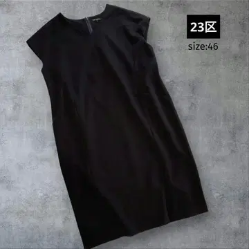 새상품급! 23구 포켓 디자인 슬리브리스 원피스 BLACK 46