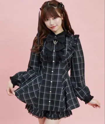 액세서리 리본 레이스 프릴 셋업 시크릿허니