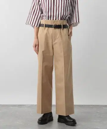 STERNBERG 베이지 와이드 팬츠 슬랙스
