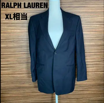 랄프 로렌 자켓 아우터 XL 상당 네이비 컬러 울 무지