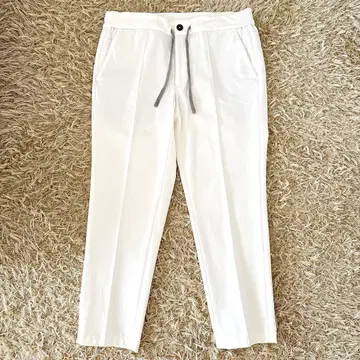 새상품급 the chino revived 테이퍼드 팬츠 화이트 L