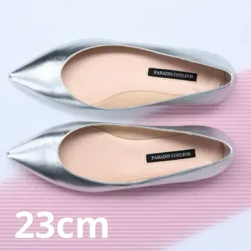 PARADIS COULEUR 실버 로우 힐 23cm
