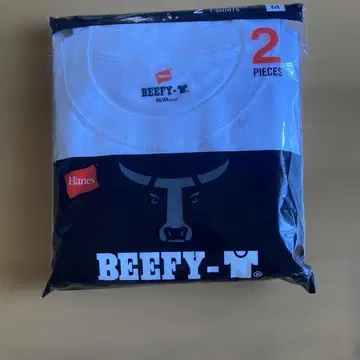 Hanes BEEFY-T 2장 세트 M 사이즈
